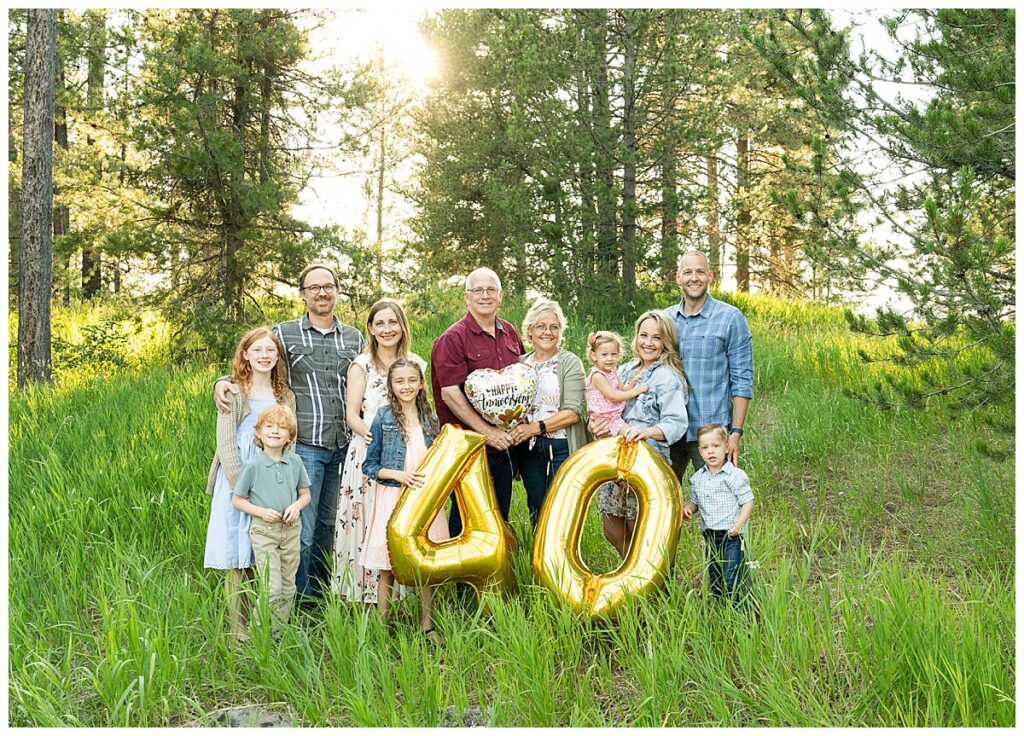 extended family photography in Island Park, Idaho